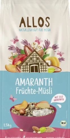 ALLOS Breie & Müsli^- Amaranth Früchte Müsli bio, 1,5 kg