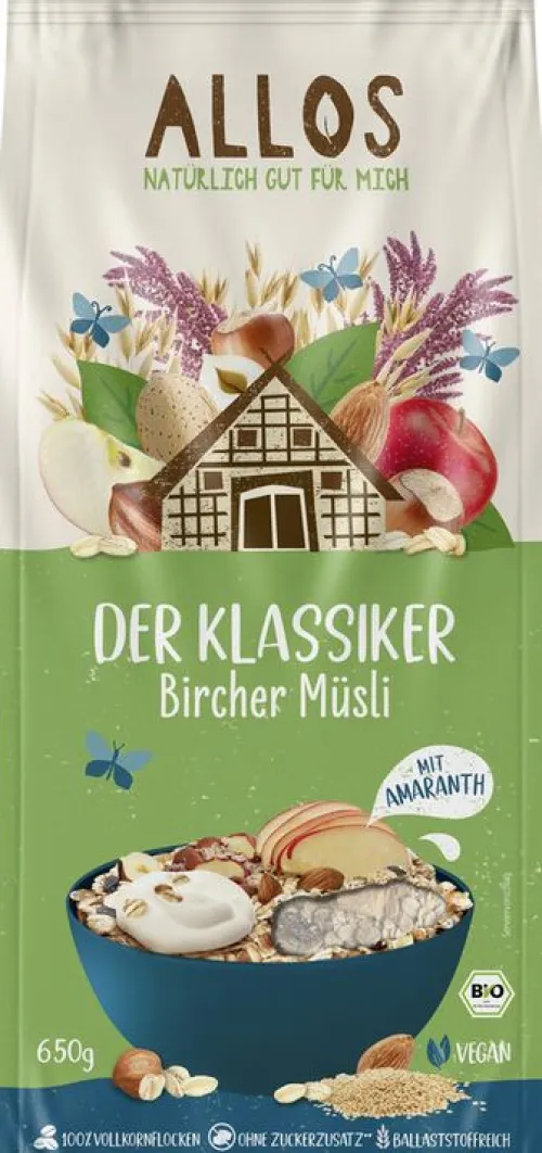 ALLOS Breie & Müsli^- Bircher Müsli bio 650g