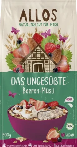 ALLOS Breie & Müsli^- Das Ungesüßte Beeren-Müsli, 500g