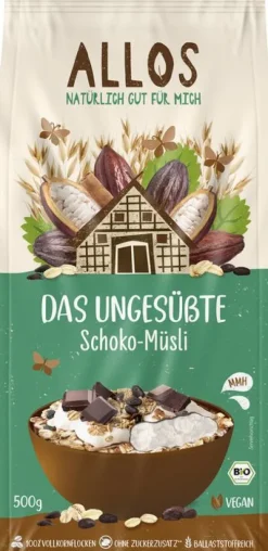 ALLOS Breie & Müsli^- Das Ungesüßte Schoko-Müsli bio 500g