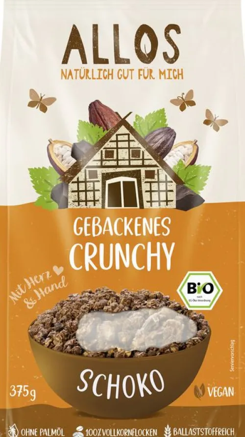 ALLOS Breie & Müsli^- Gebackenes Crunchy Schoko, 375g