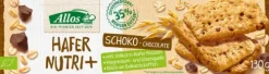 ALLOS Schokolade|Knabbergebäck^- Hafer Nutri + Keks Schoko bio 130g