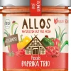 ALLOS Pikante Brotaufstriche|Glutenfreie Lebensmittel^- Hofgemüse Pascals Paprika Trio bio 135g