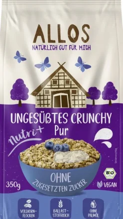 ALLOS Breie & Müsli^- Nutri + Ungesüßtes Crunchy Pur, 350g