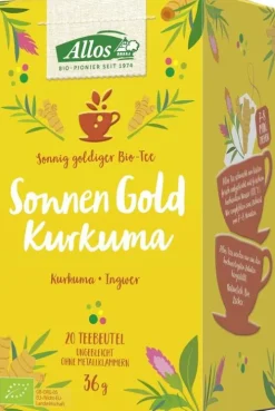 ALLOS Kräutertee^- Sonnen Gold Kurkuma Tee, bio 20 FB