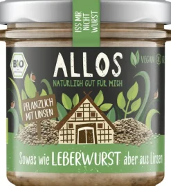 ALLOS Vegane Brotaufstriche^-Iss mir nicht Wurst Leberwurst 135g-bio