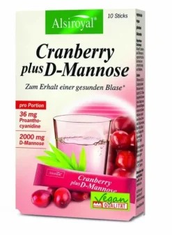 Alsitan GmbH Cranberry^Alsiroyal - Cranberry plus D-Mannose 10 Sticks