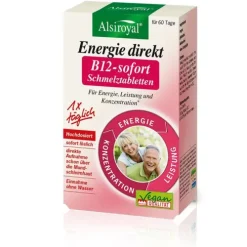 Alsitan GmbH Vitamine Und Mineralien^Alsiroyal - Energie direkt - Schmelztabletten, 60 Stk,