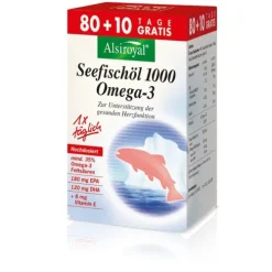 Alsitan GmbH Herz Und Kreislauf^Alsiroyal - Seefischöl 1000 Omega-3 90Stk