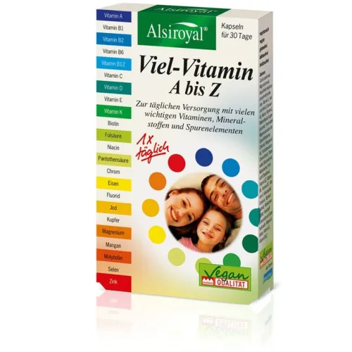 Alsitan GmbH Vitamine Und Mineralien^Alsiroyal - Viel-Vitamin A-Z 30Stk