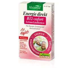Alsitan GmbH Gedächtnisleistung^Alsiroyal® Energie direkt B12 Sofort-Schmelztabletten, 30 Stück