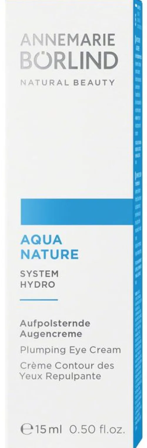 ANNEMARIE BÖRLIND Gesichtspflege|Naturkosmetik^- AQUANATURE Aufpolsternde Augencreme 15ml