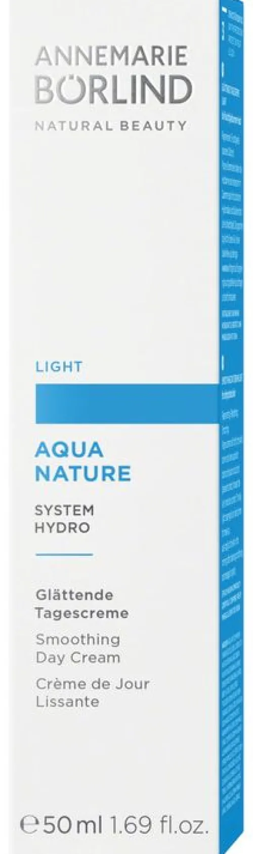 ANNEMARIE BÖRLIND Gesichtspflege|Naturkosmetik^- AQUANATURE Glättende Tagescreme light 50ml