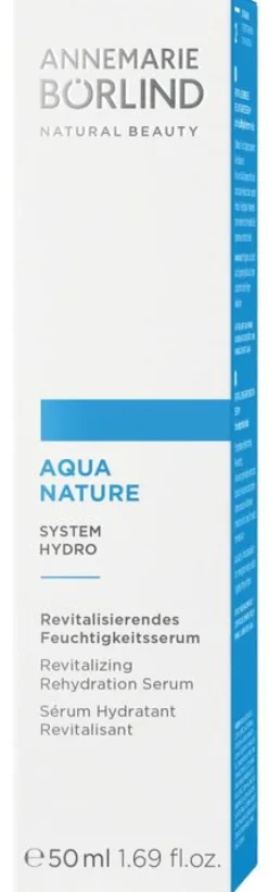 ANNEMARIE BÖRLIND Gesichtspflege|Naturkosmetik^- AQUANATURE Revitalisierendes Feuchtigkeitsserum 50ml