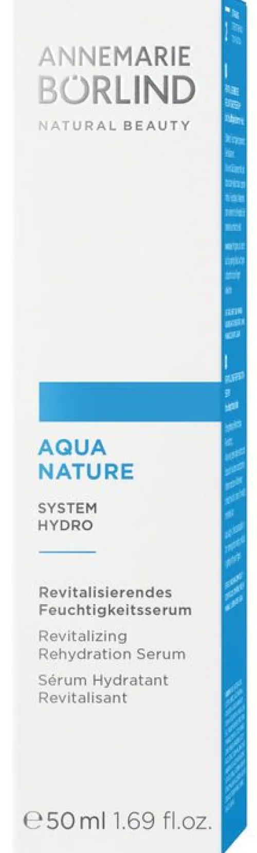 ANNEMARIE BÖRLIND Gesichtspflege|Naturkosmetik^- AQUANATURE Revitalisierendes Feuchtigkeitsserum 50ml