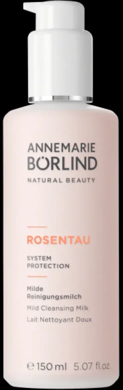 ANNEMARIE BÖRLIND Gesichtspflege|Naturkosmetik^- ROSENTAU Reinigungsmilch 150ml