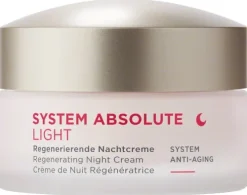 ANNEMARIE BÖRLIND Nachtcremes|Gesichtspflege^- SYSTEM ABSOLUTE Regenerierende Nachtcreme light 50ml