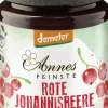 Annes Feinste Fruchtaufstriche^- Demeter Bio rote Johannisbeeren Fruchtaufstrich passiert, 200g