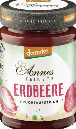 Annes Feinste Fruchtaufstriche^- Demeter Bio Erdbeer Fruchtaufstrich, 200g