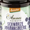 Annes Feinste Fruchtaufstriche^- Demeter Bio schwarze Johannisbeeren FA, 200g