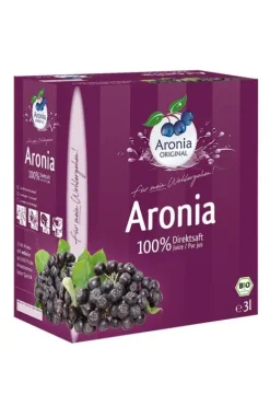 Aronia Original Naturprodukte GmbH Fruchtsäfte^Aronia ORIGINAL- Aronia Direktsaft Bio FHM. 3L