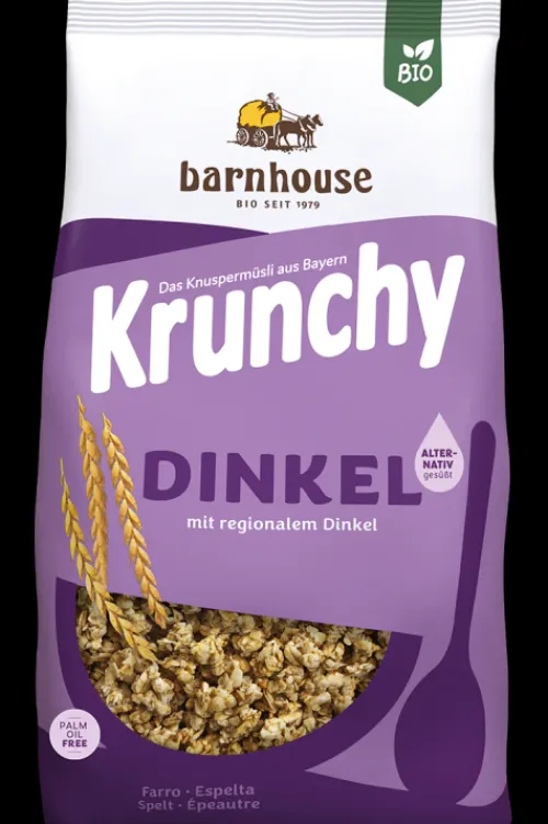 Barnhouse Naturprodukte GmbH Breie & Müsli^Barnhouse - Krunchy Dinkel alternativ gesüßt 375g