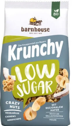 Barnhouse Naturprodukte GmbH Breie & Müsli^Barnhouse - Krunchy Low Sugar Crazy Nuts 375g