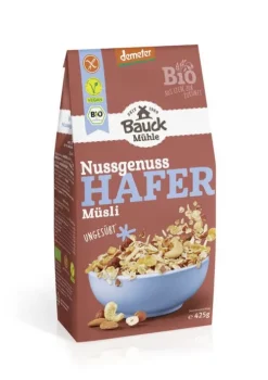 Bauck GmbH Breie & Müsli^Bauck - Hafer Müsli Nussgenuss Demeter glutenfrei vegan bio, 425g