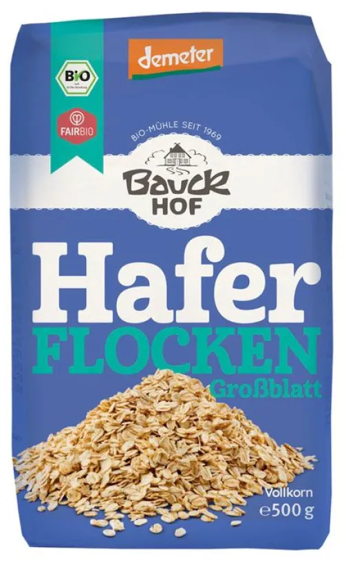 Bauck GmbH Schrote^Bauck - Haferflocken Großblatt Demeter bio 500g