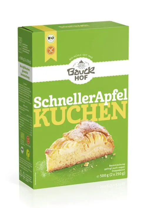 Bauck GmbH Backwaren & -Mischungen^Bauck - Schneller Apfelkuchen glutenfrei Bio, 500g