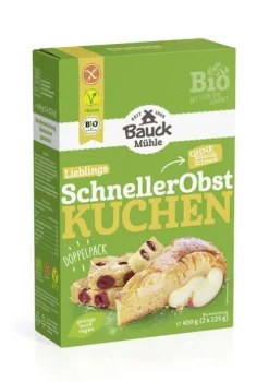 Gewürzmühle Brecht GmbH Backwaren & -Mischungen^Bauck - Schneller Obstkuchen  glutenfrei Bio, 450g