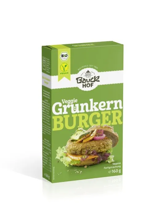 Bauck GmbH Vegetarischer Fleischersatz^Bauck - Veggie Grünkernburger Bio 160g