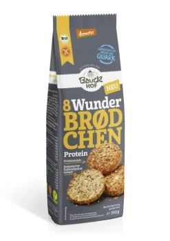 Bauck GmbH Backwaren & -Mischungen|Glutenfreie Lebensmittel^Bauck - Wunderbrödchen Protein, glutenfrei bio 350g