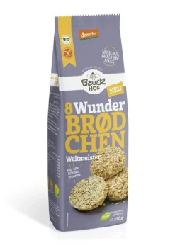 Bauck GmbH Backwaren & -Mischungen|Glutenfreie Lebensmittel^Bauck - Wunderbrödchen Weltmeister, glutenfrei bio 350g