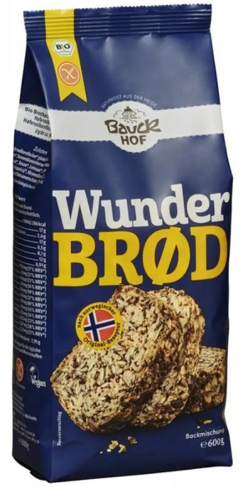 Bauck GmbH Brote|Brot^Bauck - Wunderbrot, glutenfrei, bio, 600 g