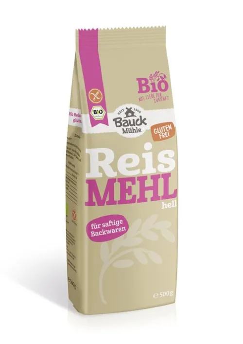 Bauck GmbH Mehle^Bauck Mühle - Reismehl hell glutenfrei Bio, 500g