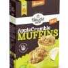 Bauck GmbH Backwaren & -Mischungen|Glutenfreie Lebensmittel^Bauckhof - Apple Crumble Muffins Demeter, glutenfrei, 400g
