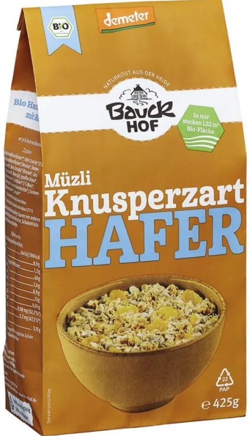 Bauck GmbH Breie & Müsli^Bauckhof - Hafer Müzli Knusperzart Demeter bio 425g