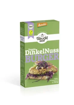 Bauck GmbH Backwaren & -Mischungen^Baukhof - DinkelNuss-Burger Demeter 150g