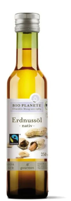 BIO PLANÈTE Fette & Öle^- Erdnussöl nativ Fairtrade, 250ml