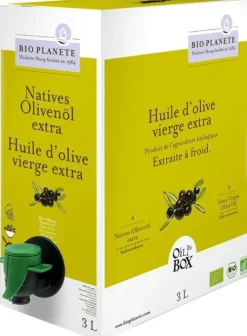BIO PLANÈTE Fette & Öle^- Olivenöl nativ extra OIL IN BOX, 3l