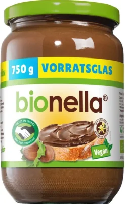 RAPUNZEL Nussmuse^Bionella - Bionella Nussnougat-Creme vegan HIH, 750g