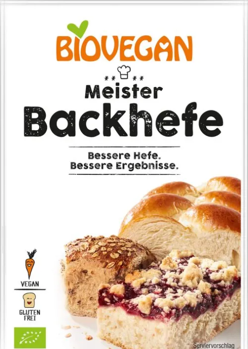 Biovegan GmbH Backzutaten|Glutenfreie Lebensmittel^Biovegan - Meisterbackhefe, 7g