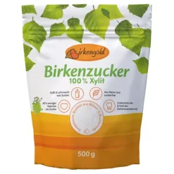 Birkengold GmbH Birkenzucker|Glutenfreie Lebensmittel^Birkengold - Birkenzucker 100% Xylit vegan, 500g