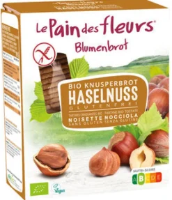 Blumenbrot Brote|Brot^- Knusperbrot Haselnuss bio 150g