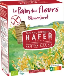 Blumenbrot Brote|Brot^- Knusprige Bio Hafer-Schnitten 150g