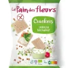 Blumenbrot Knabbergebäck^- Le Pain des Fleurs Cracker Buchweizen bio, 75g