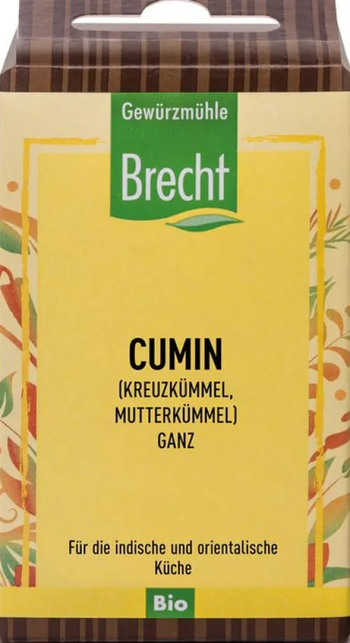 Gewürzmühle Brecht GmbH Gewürze Und Kräuter|Glutenfreie Lebensmittel^Brecht - Cumin ganz Nachfüllpack bio 35g