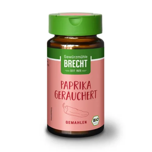 Gewürzmühle Brecht GmbH Gewürze Und Kräuter|Glutenfreie Lebensmittel^Brecht - Paprika geräuchert bio 40g
