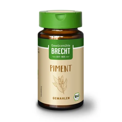 Gewürzmühle Brecht GmbH Gewürze Und Kräuter|Glutenfreie Lebensmittel^Brecht - Piment gemahlen bio 35g